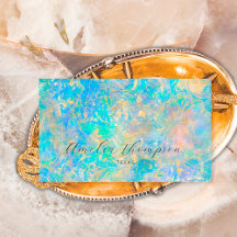 Elegant Modern Gold Opal Stone
