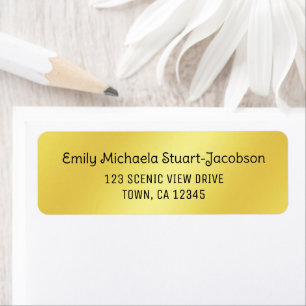 Elegant Modern Golden Casual Contemporary Script