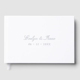 Elegant Modern Graceful Wedding Guest Book