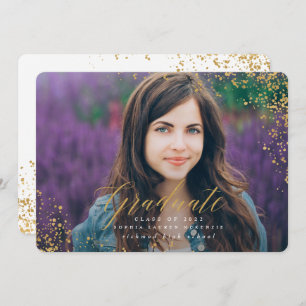 ELEGANT MODERN GRADUATE INVITATION