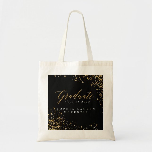 ELEGANT MODERN GRADUATE  TOTE BAG (Front)