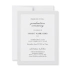 Elegant Modern Graduation Ceremony Invitation 