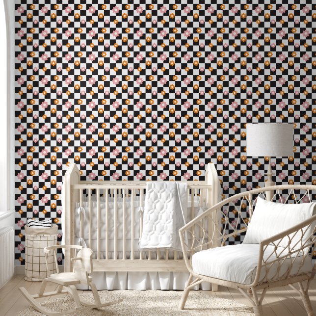 Elegant & Modern Groovy Seamless Patterns Decor Wallpaper (Kids)