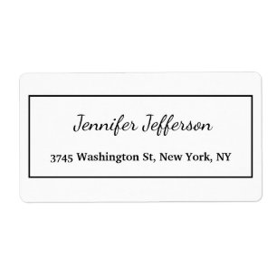 Elegant Modern Handwriting Plain Professional