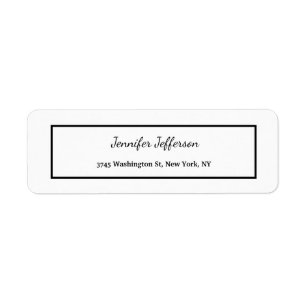Elegant Modern Handwriting Plain Professional