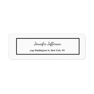 Elegant Modern Handwriting Plain Professional