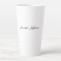 Elegant Modern Handwriting Plain Professional