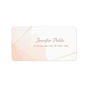 Elegant Modern Handwritten Name Simple Address Label