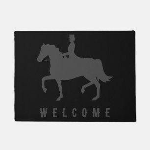 Elegant Modern  Horse Welcome Doormat