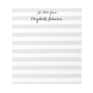 Elegant Modern Kindergarten School Teachers Name Notepad