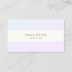 Elegant Modern Lavender Lilac Ombre Beauty  Business Card