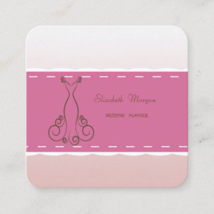 Elegant Modern Luxury Professional,Dress Square Business Card