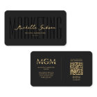 Elegant Modern Marketing Monogram Black