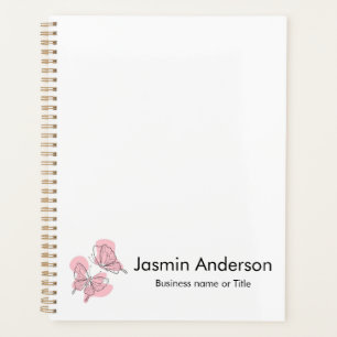 Elegant Modern Minimal Butterflies Planner