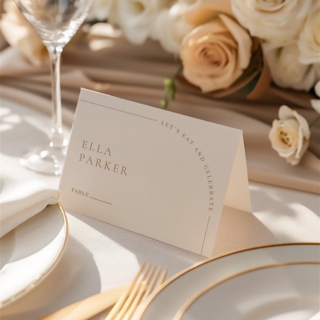 Elegant Modern Minimalist Boho Wedding Guest Place Table Number (Elegant Modern Minimalist Boho Wedding Guest Place Table Number)