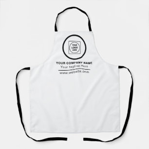 Elegant Modern Minimalist Design for Business Apron