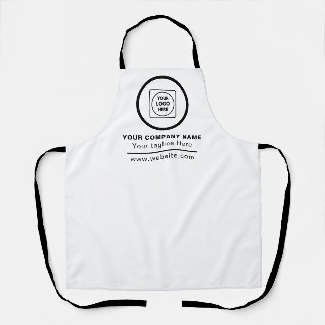 Elegant Modern Minimalist Design for Business  Apron (Front)