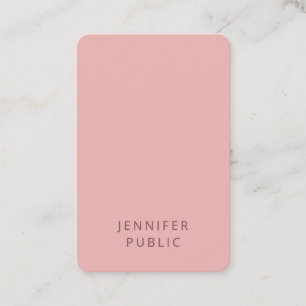 Elegant Modern Minimalist Design Trend Colours Business Card