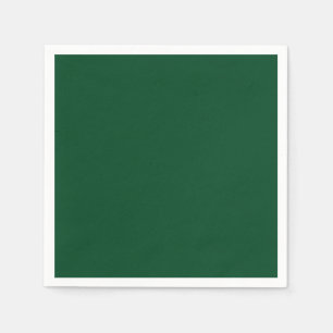 Elegant Modern Minimalist Forest Green Napkin