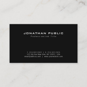 Elegant Modern Minimalist Luxury Plain Trendy Business Card