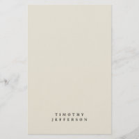 Elegant Modern Minimalist Own Name