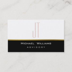 ELEGANT MODERN MINIMALIST PROFESSIONAL METAL BUSINESS CARD