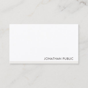 Elegant Modern Minimalist Professional Template Business Card