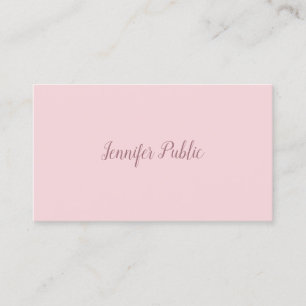 Elegant Modern Minimalist Template Professional Business Card
