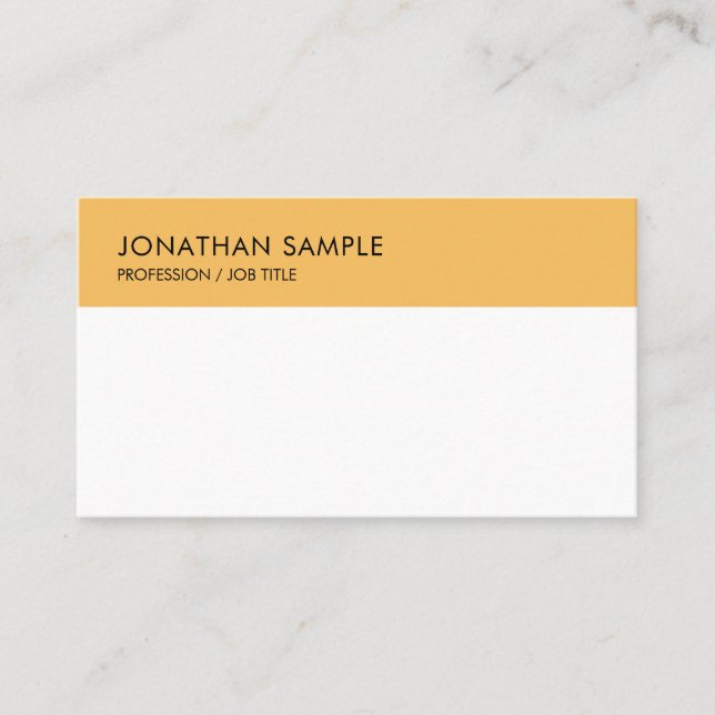 Elegant Modern Minimalist Template Professional Business Card (Front)