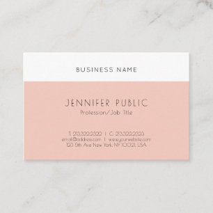 Elegant Modern Minimalist Template Professional Business Card