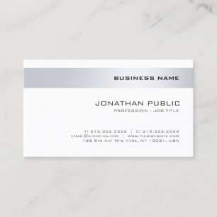 Elegant Modern Minimalistic Design Trendy Company Business Card