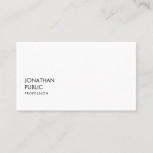 Elegant Modern Minimalistic Professional Simple Business Card