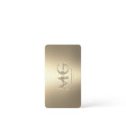 Elegant Modern Monogram Professional Faux Gold
