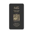 Elegant Modern Monogram Professional Faux Gold 