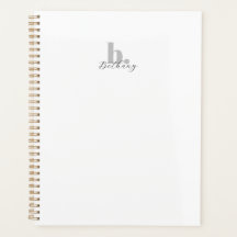 Elegant Modern Monogram Script Name