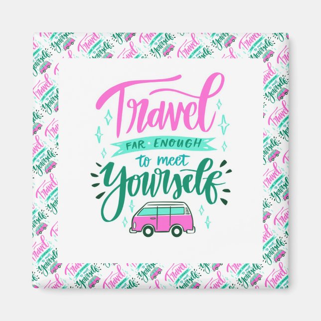 Elegant Modern Motivation Best Popular Message Magnet (Front)