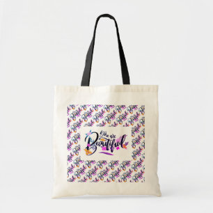 Elegant Modern Motivation Best Popular Message Tote Bag