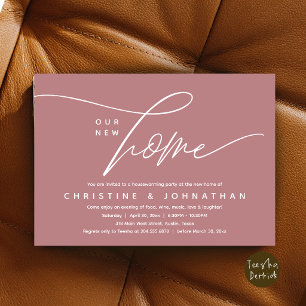 Elegant Modern New Home Housewarming Party Invitation