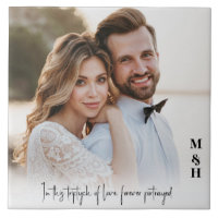 elegant modern newlyweds photo wedding