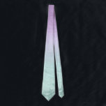 Elegant modern ombre purple & mint glitter marble tie<br><div class="desc">Pretty design in gradient faux pink mint green glitter marble and faux purple texture.</div>