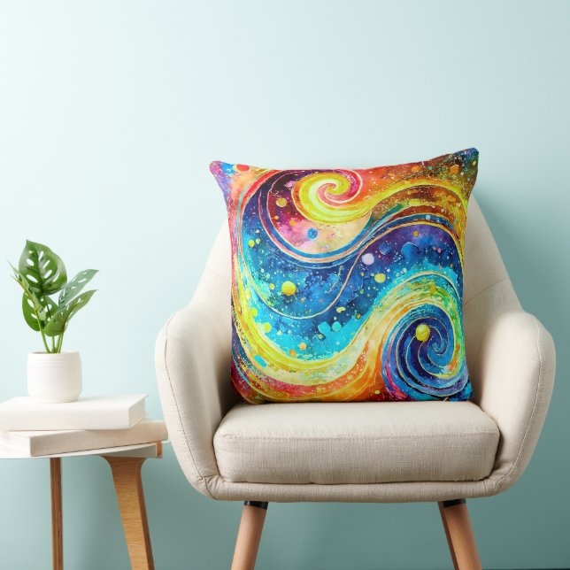 ELEGANT MODERN OUTER SPACE DESIGN CUSHION (Chair)