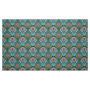 Elegant Modern Paisley Pattern Fabric
