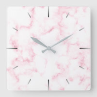 elegant modern pastel pink and white faux marble
