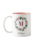 Elegant Modern Personalised Monogram Name Ladies