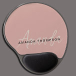 Elegant Modern Personalised With Name Monogram Gel Mouse Mat<br><div class="desc">Upgrade your workspace with our Elegant Modern Personalised With Name Monogram Gel Mouse Pad. This finely crafted mouse pad seamlessly blends contemporary design with a personalised touch, making it the ideal addition to your desk setup. Featuring your name and a monogram, this mouse pad adds a touch of sophistication and...</div>