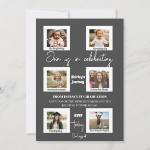 Elegant Modern Photo Class of 2024 Graduation Invitation