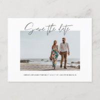 Elegant Modern Photo Save the Date