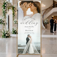 Elegant Modern Photo Wedding Welcome