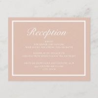 Elegant Modern Pink and White Wedding Reception