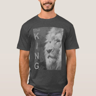 Elegant Modern Pop Art Lion Head Template Men's T-Shirt